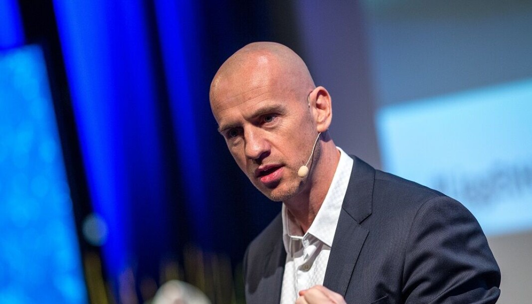 ÅPNER: Frank Wedde åpner Driftskonferansen 2022. ÅPNER: Frank Wedde åpner Driftskonferansen 2022.